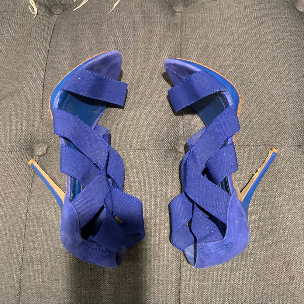 Zara Cobalt blue heels